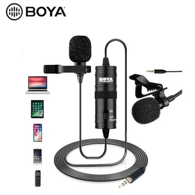 BOYA OMNI Directional Lavalier Microphone - Black